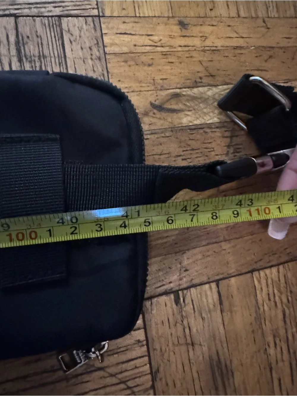 Black Nylon Dog Leash with Attached Pouch